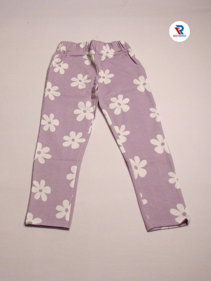 Girls Jeggings Pant Mauve Color