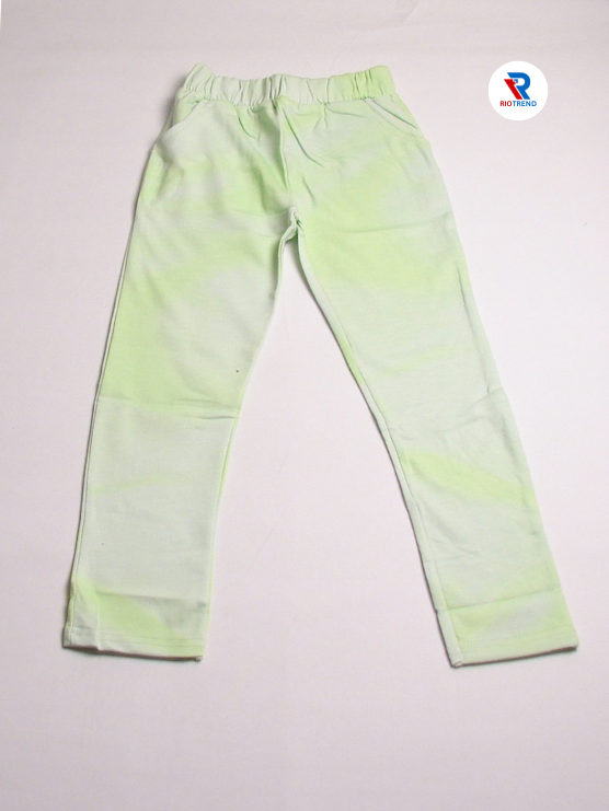 Girls Jeggings Pant Tea Green Color