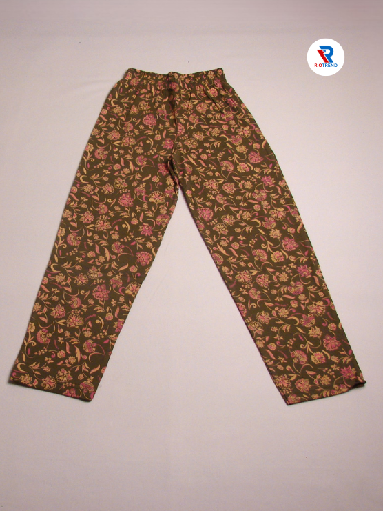 Girls Pyjama Pant Dark Brown