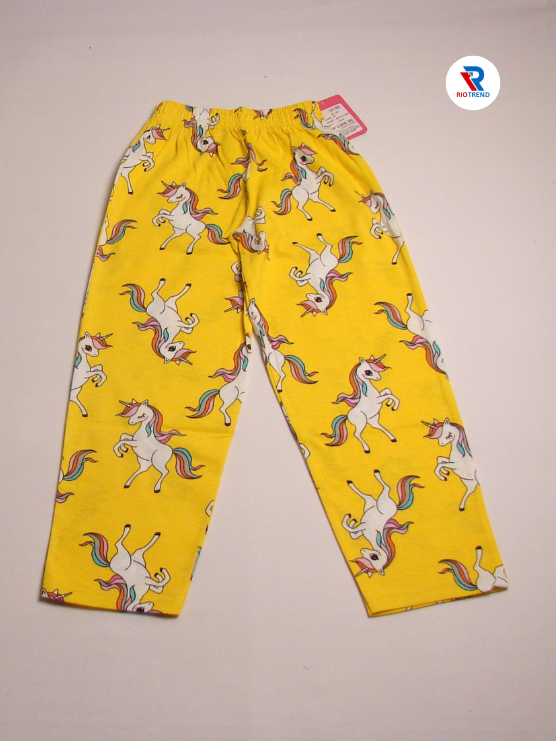 Girls Pyjama Pant Yellow Color