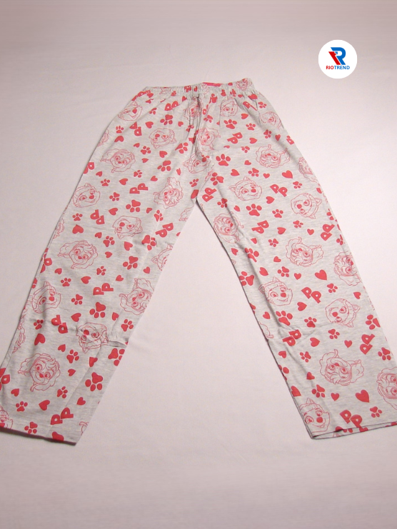 Girls Pyjama Pant Ash Grey