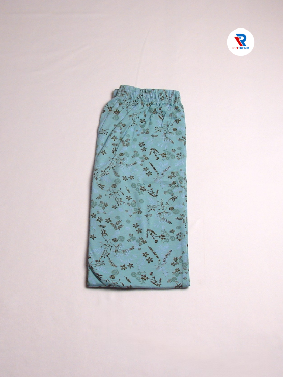 Girls Pyjama Pant Light Steel Blue