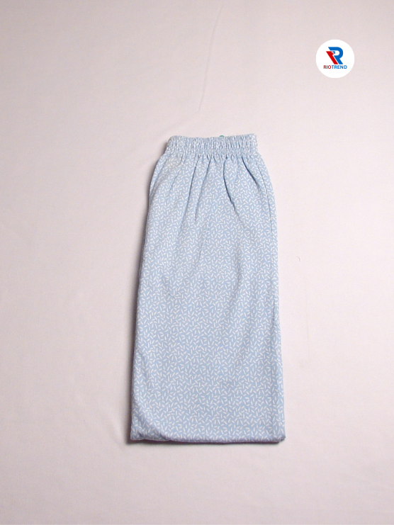 Girls Pyjama Pant Pastel Blue