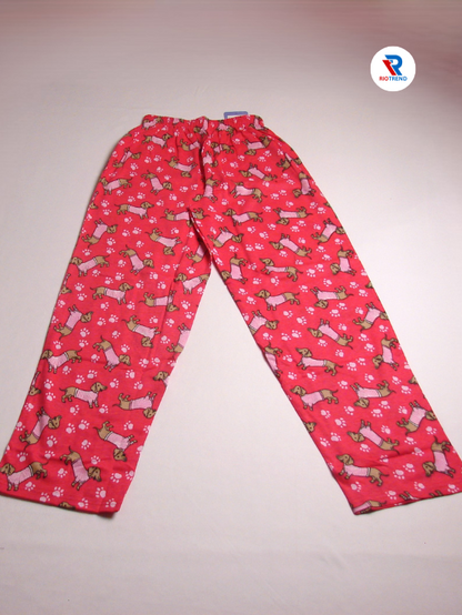 Girls Pyjama Pant Coral