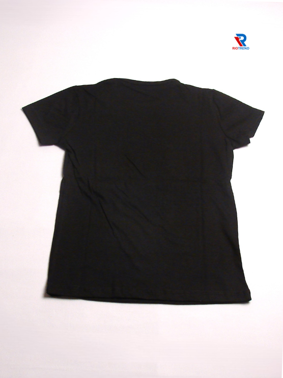 Girls Cotton Half Sleeve T-Shirt Black