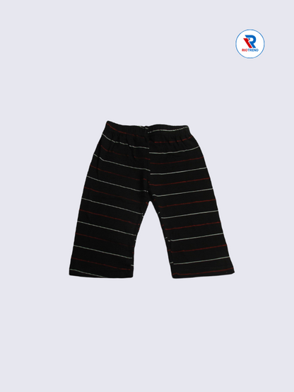 Girls 3/4th Pant 05-12Yrs in Black Color - RioTrend