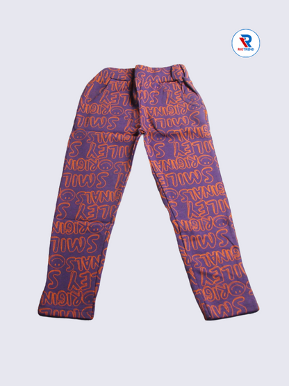 Girls Jeggings Pant 03 to 04yrs in Purple Color(Full)-RioTrend