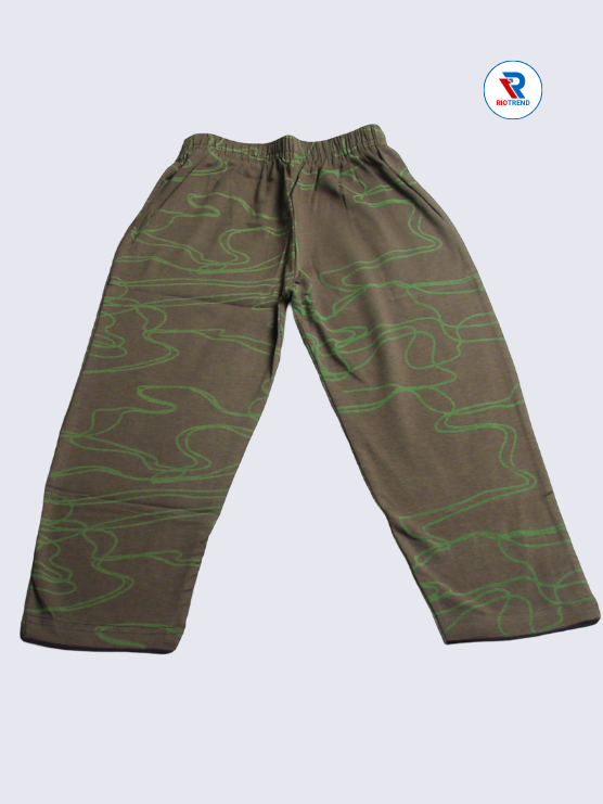 Girls Pyjama Pant 02 to 03yrs in Brown Color(Full)-RioTrend