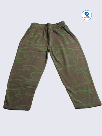 Girls Pyjama Pant 02 to 03yrs in Brown Color(Full)-RioTrend