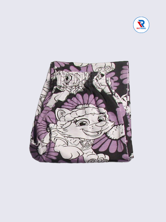Girls Pyjama Pant 02 to 03yrs in Purple Color(Folded)-RioTrend