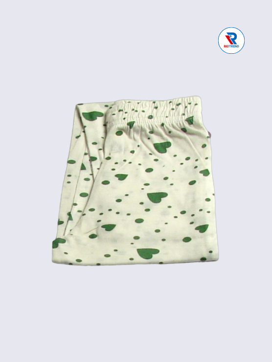 Girls Pyjama Pant 02 to 03yrs in White Color(Folded)-RioTrend