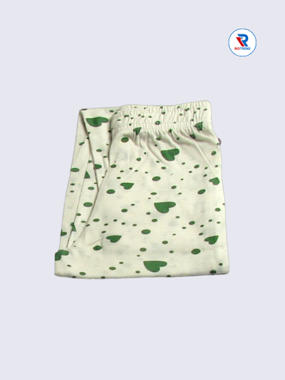 Girls Pyjama Pant 02 to 03yrs in White Color(Folded)-RioTrend