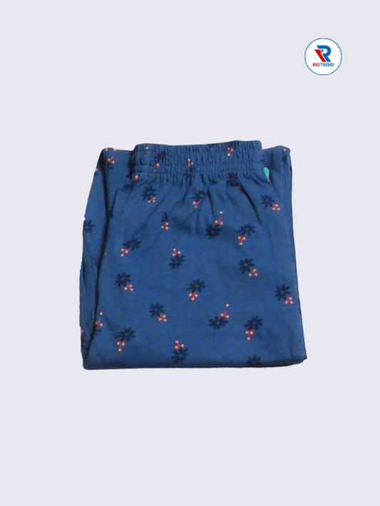 Girls Pyjama Pant 03 to 14yrs in Blue Color(Folded)-RioTrend