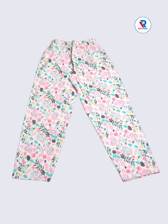 Girls Pyjama Pant 05 to 06yrs in Light Multicolor Color(Full)-RioTrend