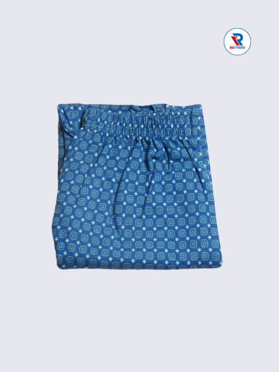 Girls Pyjama Pant 11 to 14yrs in Cornflower Blue Color(Folded)-RioTrend