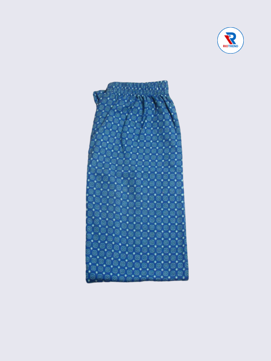 Girls Pyjama Pant 11 to 14yrs in Cornflower Blue Color(Half Folded)-RioTrend