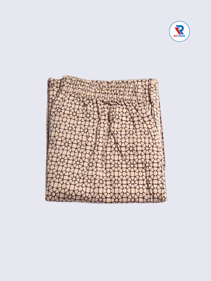 Girls Pyjama Pant 13 to 14yrs in Dark Brown Color(Folded)-RioTrend