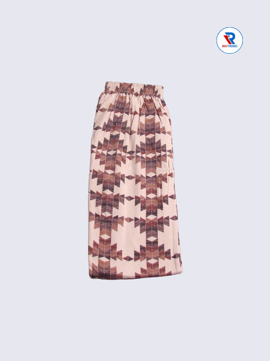 Girls Pyjama Pant 13 to 14yrs in Desert Sand Color(Half Folded)-RioTrend