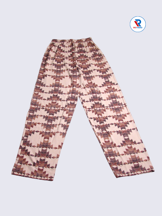 Girls Pyjama Pant 13 to 14yrs in Desert Sand Color(Full)-RioTrend