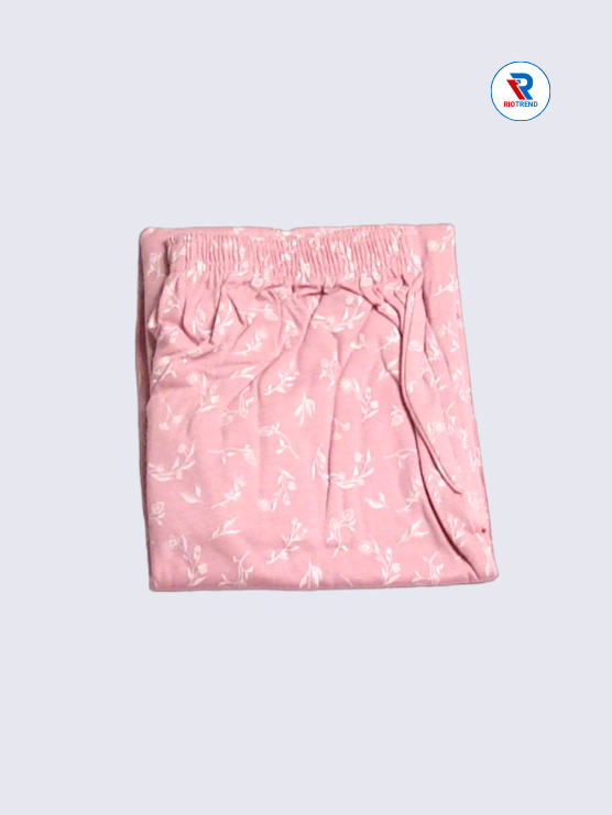 Girls Pyjama Pant 15 to 16yrs in Pale Pink Color(Folded)-RioTrend