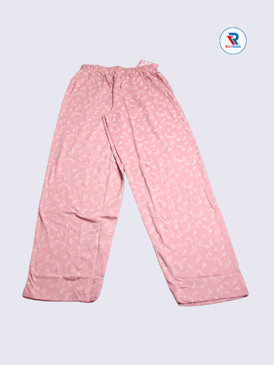Girls Pyjama Pant 15 to 16yrs in Pale Pink Color(Full)-RioTrend