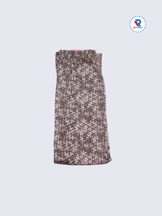 Girls Pyjama Pant 15 to 16yrs in Russet Color(Half Folded)-RioTrend