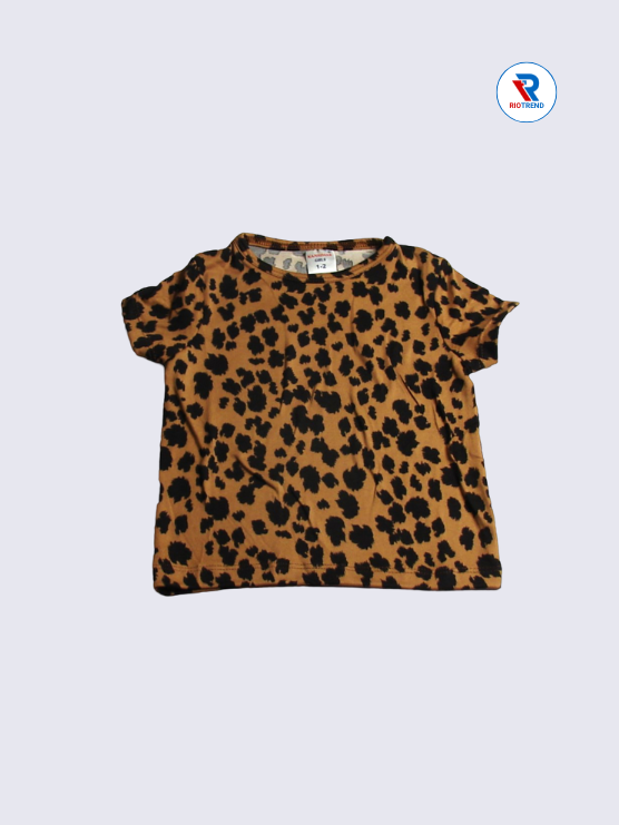 Girls Pyjama T-Shirts 01-12yrs in Bronze Color - RioTrend