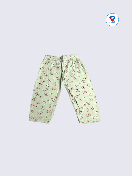 Girls Pyjama Pant 01-12yrs in Light Green Color - RioTrend
