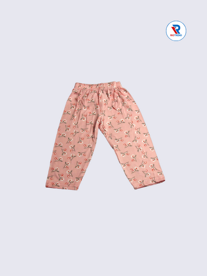 Girls Pyjama Pant 01-12yrs in Pink Color - RioTrend