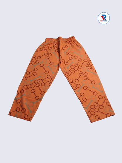 Girls Pant Cotton 03-14Yrs Maroon Color - RioTrend