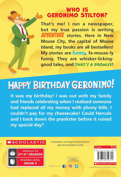 Happy Birthday, Geronimo! (Geronimo Stilton #74) (English, Paperback, Geronimo Stilton)