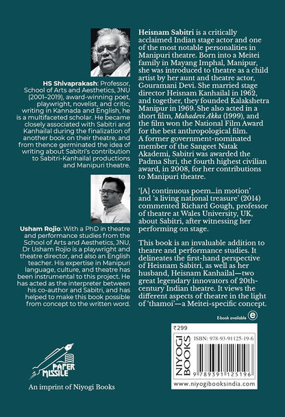 Heisnam Sabitri: The Way Of The Thamoi (P.B) (English, Paperback, HS Shivaprakash & Usham Rojio)