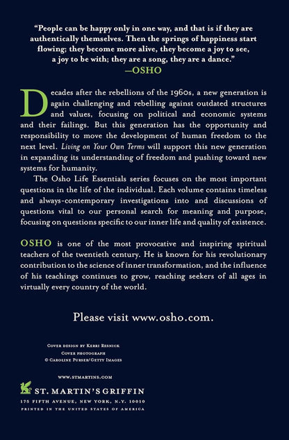 Living On Your Own Terms (English, Paperback, Osho)