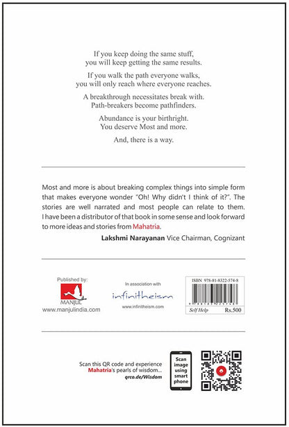Most And More (English, Paperback, Mahatria Ra)