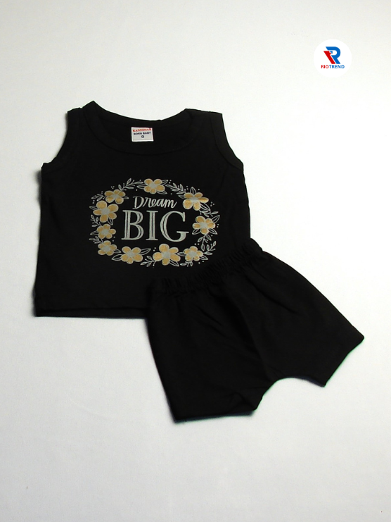 New Born Baby Clothes Set Boys & Girls Black Color