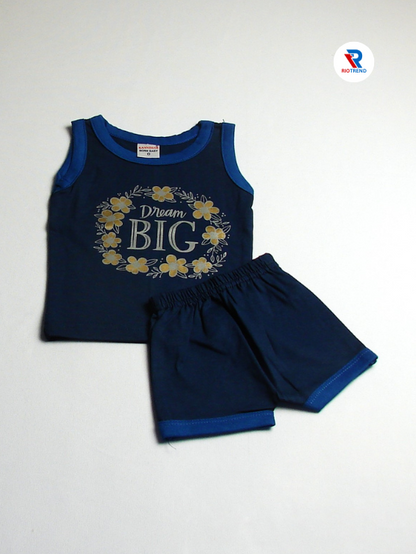 New Born Baby Clothes Set Boys & Girls Dark Blue Color