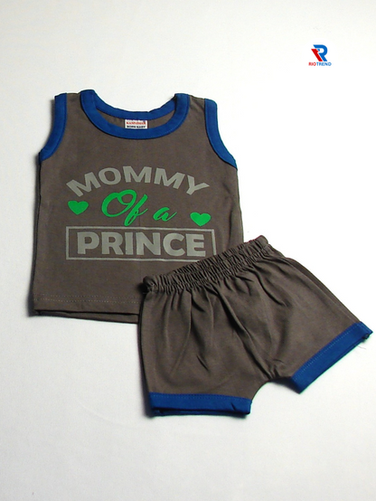 New Born Baby Clothes Set Boys & Girls Dark Gray Color