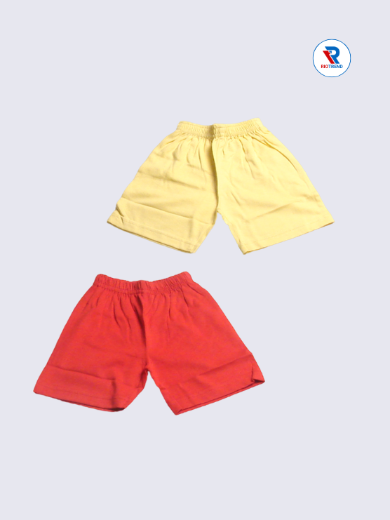 Newborn Baby Boys Sleeveless Set (Pack of 2) – Trendy Grey and Coral Dusk Combo