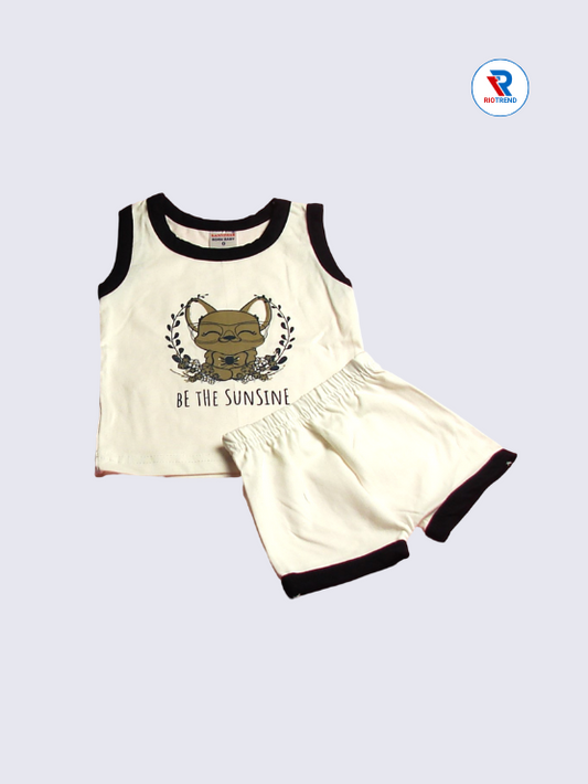 Newborn Baby Boys and Girls Set Cream Color RioTrend