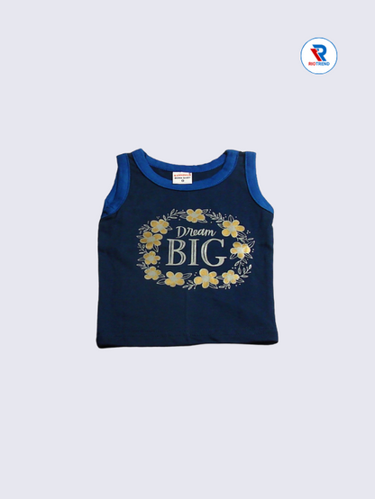 Newborn Baby Boys and Girls Top Dark Blue Color RioTrend