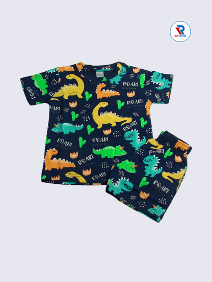 Newborn Baby Boys Co-Ord Set 06-12M Dark Blue color RioTrend