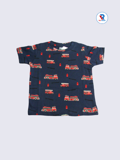 Newborn Baby Boys Co-Ord Top 06-12M Navy Blue color RioTrend