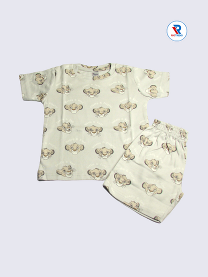 Newborn Baby Boys Co-Ord Set 18-24M Cream color RioTrend