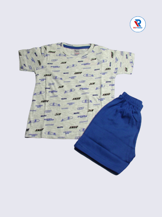 Newborn Baby Boys Set 12-18M Cream NYC Color RioTrend