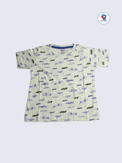 Newborn Baby Boys Top 12-18M Cream NYC Color RioTrend