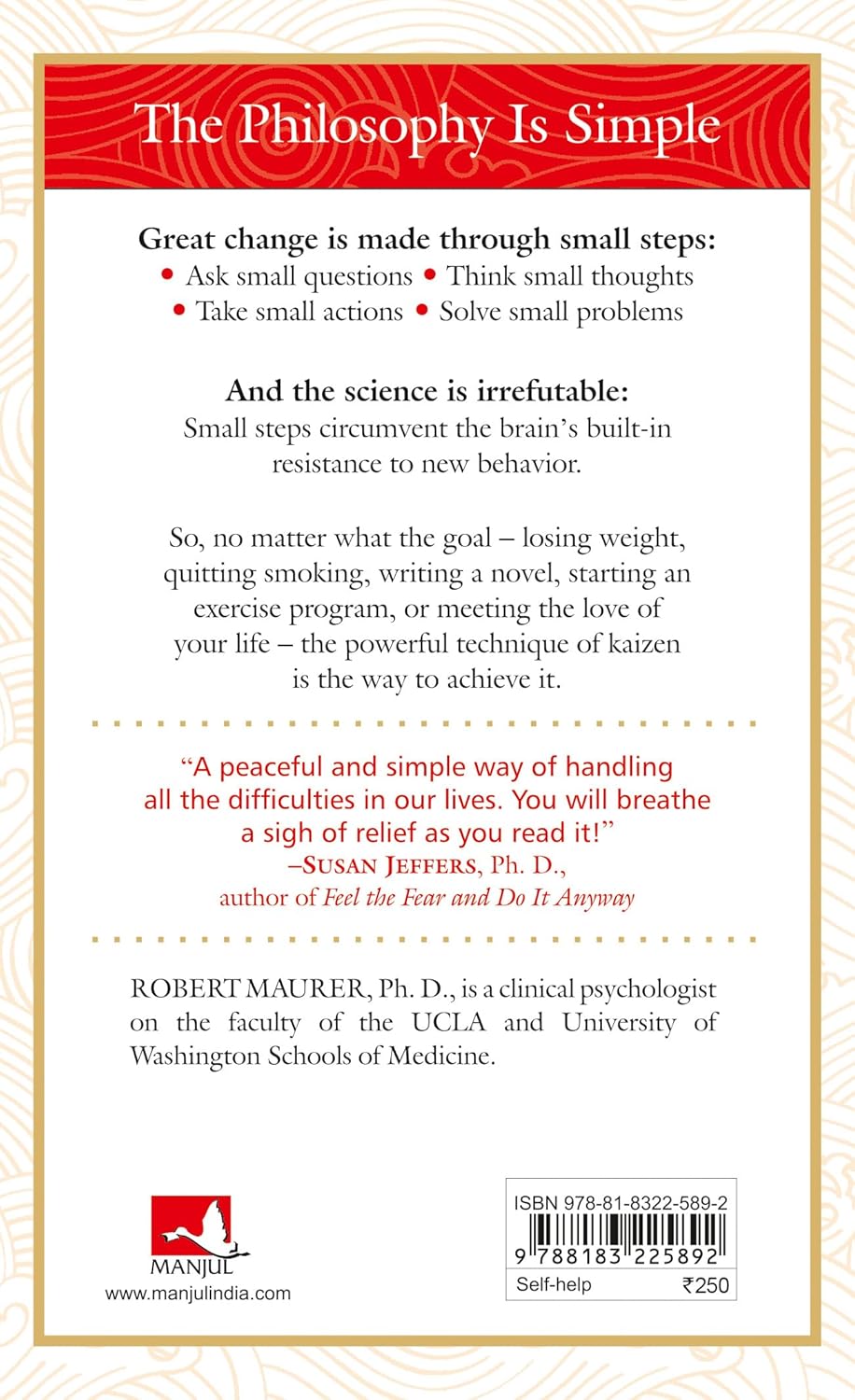 One Small Step Can Change Your Life (English, Paperback, Robert Maurer)