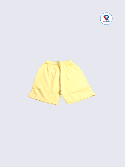 Newborn Baby Boys Shorts, Silver and Yellow, Size 18-24 Months