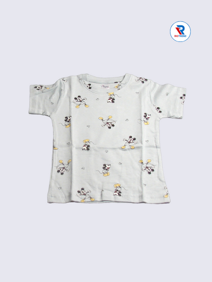 Newborn Baby Boys T-Shirt, Grey Dolphin, Size 18-24 Months