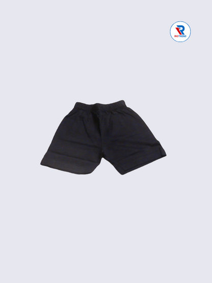 Black shorts for newborn baby boys, size 06-12 months, from RioTrend