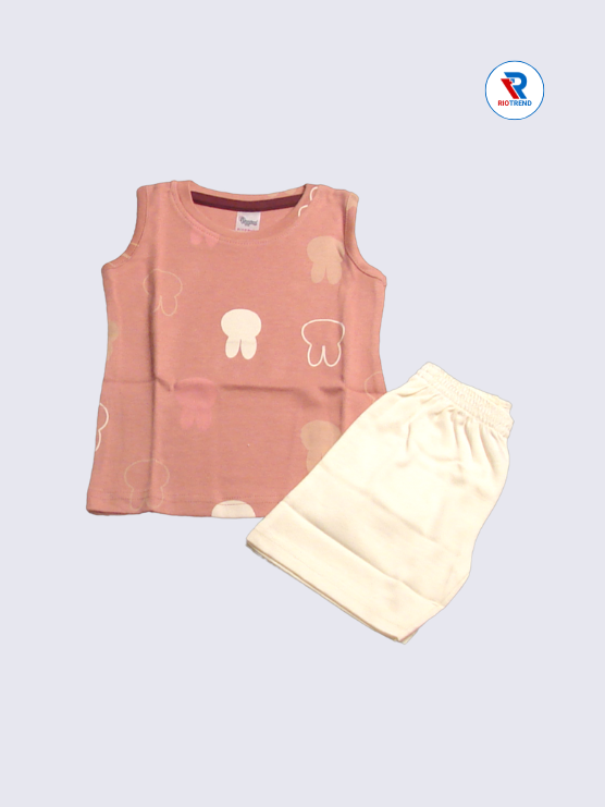 Newborn Baby Boy T-Shirt and Shorts Set, My Pink, Size 6-12 Months